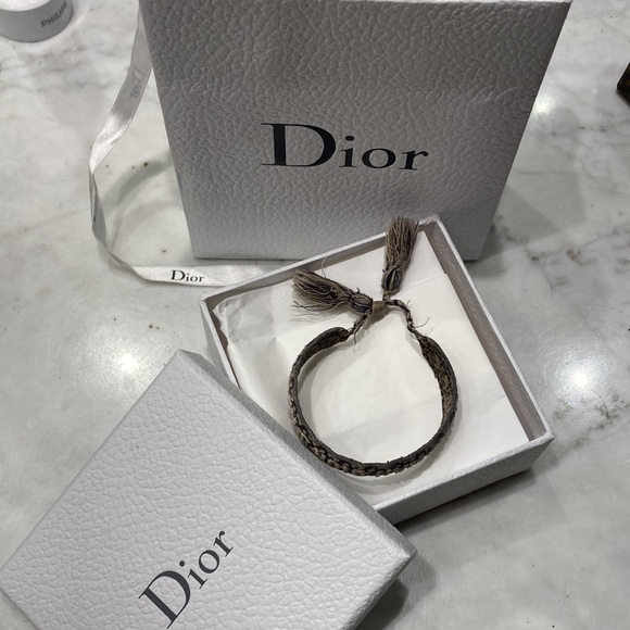 Dior Jewelry Christian Dior Friendship Bracelet Navy Oblique Poshmark